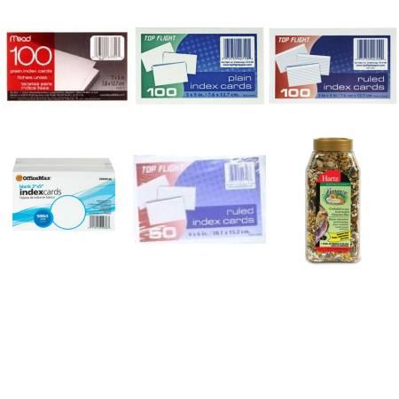 Picture for category Index Cards